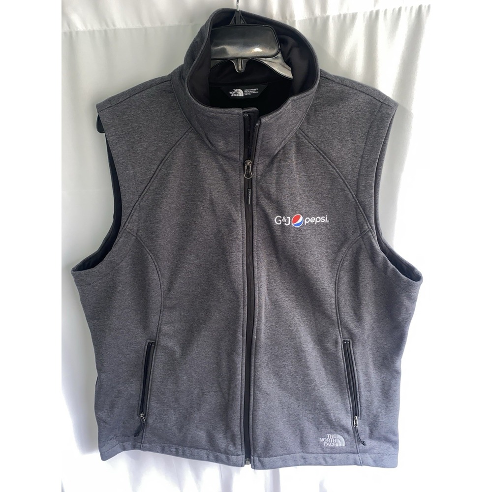 The North Face Ridgewall Soft Shell Vest Windwall Women's XXL PEPSI LOGO‎